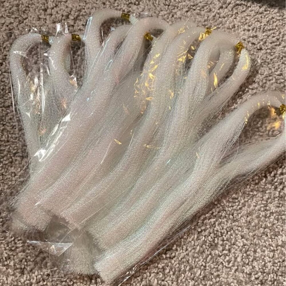 10 Packs Fly Tying Material CRYSTAL FLASH FLY FISHING LINE